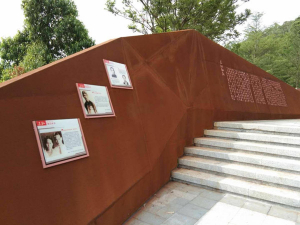 滕州耐候钢挡土墙